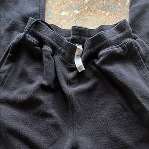 ALO Black Wide Leg Jogger Pants